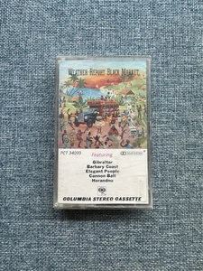 Weather Report ' Black Market ' Cassette Album JAZZ FUSION VG+/VG+ PCT 34099 - Picture 1 of 2