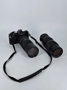 Revueflex SD I Spiegelreflexkamera SLR Kamera + 2 Teleobjektive Vivitar - Bild 1 von 5