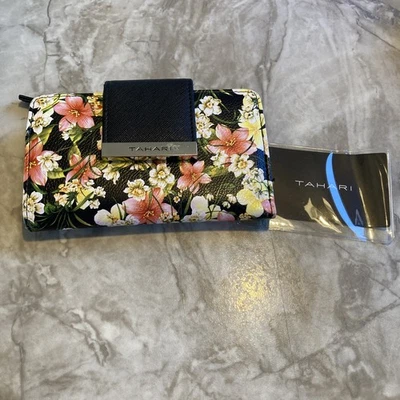 Бумажник кожаный веганский тропическая тема Tahari - Изображение 1 из 4