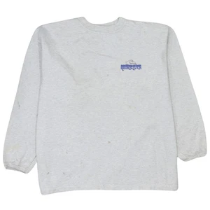 Sudadera Pullover Quiksilver Para Hombres Gris L Surf Gráfico Logo - Imagen 1 de 12