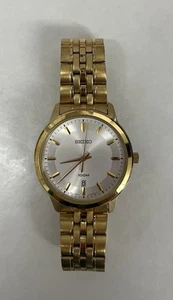 SEIKO Classic Men's Watch Gold-tone Steel Japanese Watch Excellent Condition - Picture 1 of 5