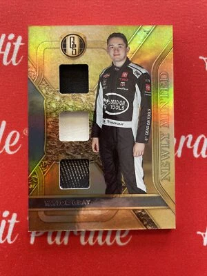 2023 Panini Gold Standard Taylor Gray Newly Minted Triple Race Worn Patch - Image 1 of 2