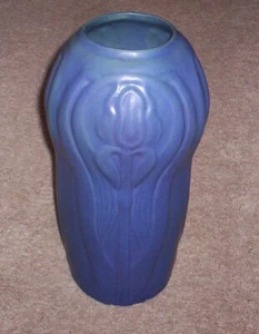 Van Briggle Pottery Vase Lilac Blue TE 15" - Picture 1 of 3