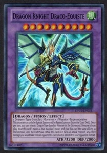 Yugioh Dragon Knight Draco-Equiste DP10-EN016 Super Rare Unlimited - VLP - Picture 1 of 2