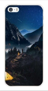 Coque en silicone imprimée compatible Apple iPhone SE Seul en Montagne - Picture 1 of 3
