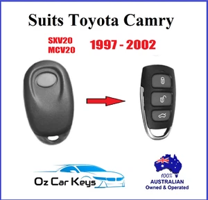 SUITS TOYOTA CAMRY REMOTE SXV20 MCV20 1997 1998 1999 2000 2001 2002 no key - Picture 1 of 10