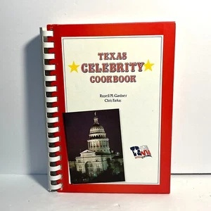 Texas Celebrity Cookbook Spiral Bound 1986 - Picture 1 of 10