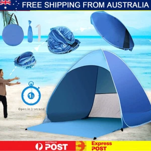 Pop Up Beach Tent Automatic Waterproof UV Protection Sun Shelter For 2-3 Man - Picture 1 of 12