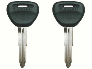 2 Key Blanks Fits MITSUBISHI Mirage 1993-2003 Black Head - Bild 1 von 1