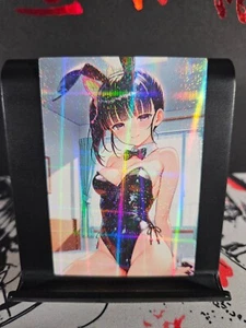 Tarjeta de arte Kanao Tsuyuri Demon Slayer Holo Brillo Anime Sexy Waifu CCG Bunny - Imagen 1 de 3