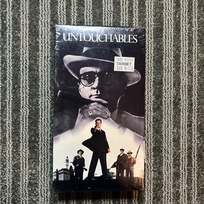The Untouchables 1987 (VHS, 1988) Factory SEALED Paramount Watermarks Original - Image 1 of 4