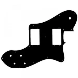 US PICKGUARD per FENDER® DELUXE MEXICO '72 REISSUE TELECASTER® 3Ply PG BLACK COWB - Foto 1 di 1