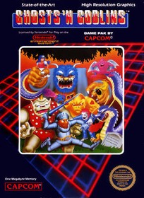 Ghosts 'N Goblins NES Great Condition Fast Shipping
