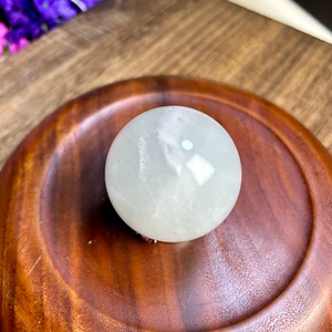 Bola de fluorita amarilla natural 245 g esfera de cristal de cuarzo tallada curación 52 mm 3º - Imagen 1 de 9