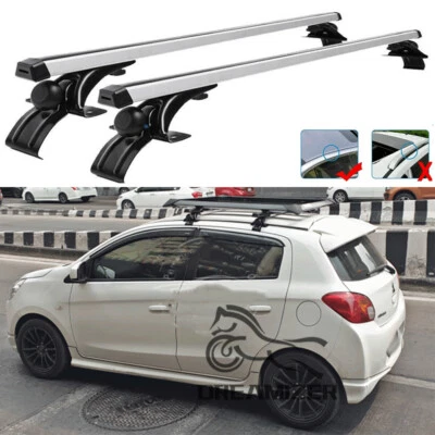 For Mitsubishi Mirage Aluminum Car Top Roof Rack Cross Bar Luggage Cargo Carrier - Imagem 1 de 4