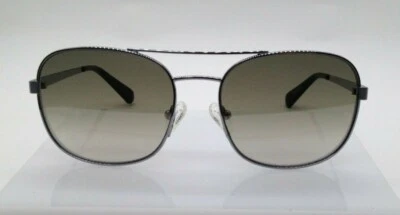 Gafas de sol Guess GU5201 plateadas 06Q de metal aviador marco 56-17-145 exhibición de tienda Foto 1 de 4