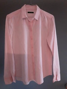 Marco Polo Damen Bluse Gr.36, rosa, 100% Baumwolle Schulterpasse mit Falte, gebr - Bild 1 von 3
