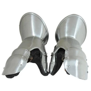 The Best Milanese Medieval Knights 16 Gauge Gauntlets Armor Steel Metal - Picture 1 of 3
