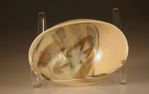 Vintage Murano Glas Vetro Artistico irisierende Schalenschale um 1995 - Bild 1 von 7