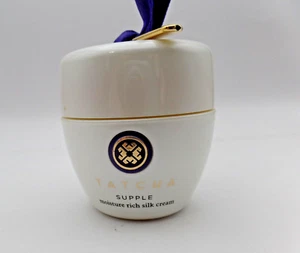 TATCHA SUPPLE MOISTURE RICH SILK CREAM 1.86 oz FULL SIZE w/SPOON NEW ORIGINAL - Picture 1 of 2