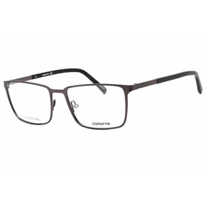 Liz Claiborne Men's Eyeglasses Matte Grey Metal Rectangular Frame CB 265 0FRE 00 - Picture 1 of 2