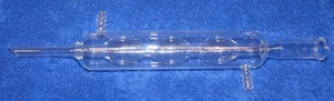 Vintage Pyrex Glass Condenser 3 Bulb ~130mm/13cm Circumferenc ~ 33.5cm L ~4cm W - Picture 1 of 3