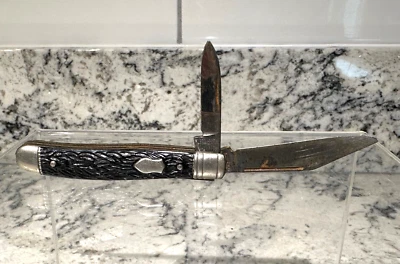 NAVAJA DE BOLSILLO IMPERIAL PROV RI Hecha en EE. UU. Pequeña DOS HOJAS De Colección Años 60 Foto 1 de 4