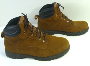 Brahma Boots Mens Size 12W Brown Suede Waterproof Hiking Work Boot MNbr0544411 - Picture 1 of 10