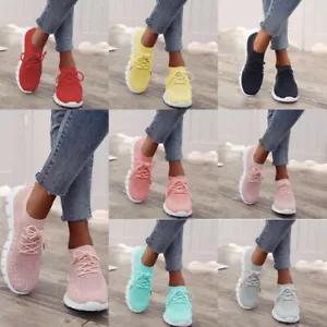 Damen Sneaker Slip On Turnschuhe Laufschuhe Sportschuhe Freizeit Socken Schuhe - Bild 1 von 23