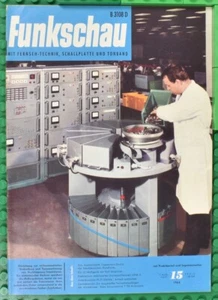 Funkschau - Heft 15 1964 - Zeitschrift - Fernsehen - Schallplatte - Tonband - Vi - Bild 1 von 2