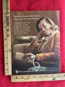 Vintage 1964 Print Ad Bell Telephone System Long Distance Advertisement - Picture 1 of 1