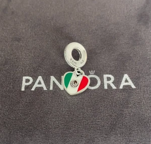 Pandora Mexico Flag Exclusive Charm S925 Sterling Silber Schmuck mit Geschenkbox - Bild 1 von 4