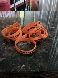 Menge 10 Promo Gummi Armbänder Armbänder - Bild 1 von 2