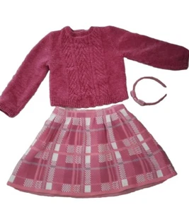 Tommy Bahama set 3 pezzi top, gonna e fascia per la testa bambina TG 7/8 nuovo con etichette - Foto 1 di 6