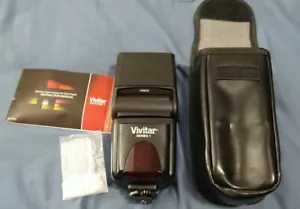 Vivitar Series 1 DF-283-CAN Bounce Zoom Swivel DSLR Flash fits Canon tested - Picture 1 of 8
