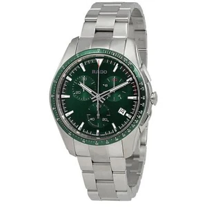 Rado HyperChrome Chronograph Green Dial Men's Watch R32259313 Dark Green - Picture 1 of 3