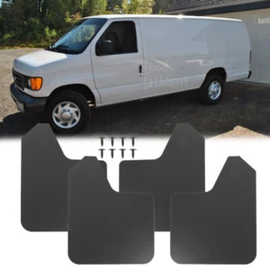 4X Mud Flaps Mudguards Fender Splash Guards Mudflaps For Ford Transit E-150 Van - Picture 1 of 14
