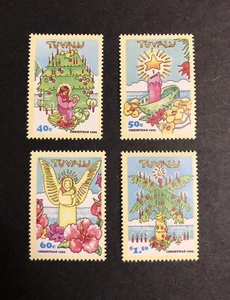 Tuvalu Christmas Stamp Set Scott#’s 653-656 MNH 1993 - Picture 1 of 1