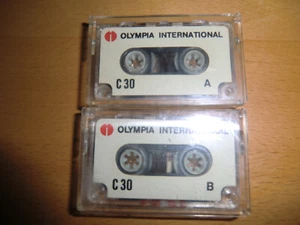 2 Cassetten Olympia Internati C30 Diktiergerät - Bild 1 von 1