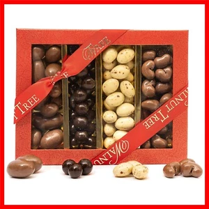 Luxurious Assorted Chocolate-Covered Nuts Gift Box - Perfect for Gifting - Picture 1 of 9