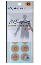 Phiten Power Tape X30 Dischi in Titanio Rotondi aqua-metals Dischi Athletic...