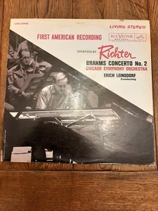 Sviatoslav Richter-Brahms Concerto No.2. 1960 1st RCA LIVING ST - LSC-2466. EX - Imagen 1 de 5