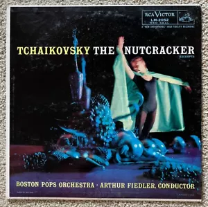 TCHAIKOVSKY / Fiedler - The Nutcracker LP w/ INNER 1956 RCA Red Seal LM2052 * NM - Picture 1 of 6
