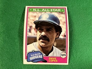 1981 Topps #50 Dave Lopes Los Angeles Dodgers - Picture 1 of 1