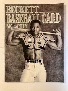 BECKETT BASEBALL CARD MONTHLY MAGAZINE JUNE 1990 issue #63 BO JACKSON B&W COVER