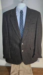Vtg Union made US Kings Ridge Wool Sportcoat Mens 38L pants 34x31, +Shirt & Tie  - Picture 1 of 24