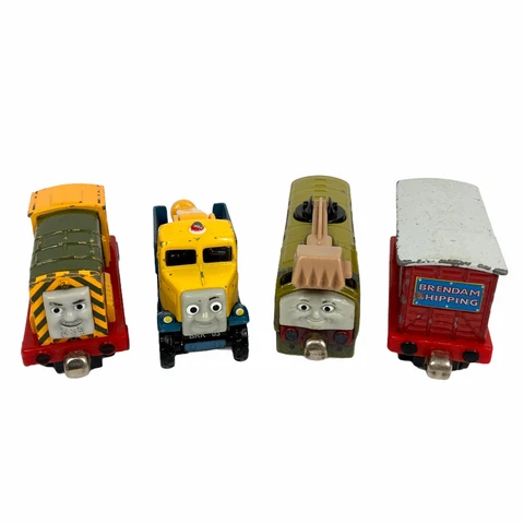 Thomas & Friends Butch Iron Bert Diesel 10 and Magic Cargo Car Diecast Trains Cover