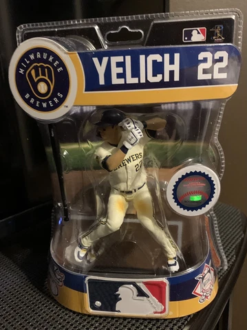 Christian Yelich Milwaukee Brewers Imports Dragon MLB Action Figure! New In Pack Cover