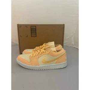 Air Jordan 1 Low Se Oro Celestial Hombre Talla 8 Amarillo Rosa dv0426 200 - Imagen 1 de 5