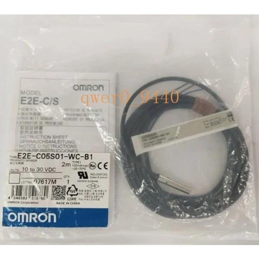 1PC New Omron E2E-C05S01-WC-B1 Proximity Sensor Free Shipping - Image 1 of 1